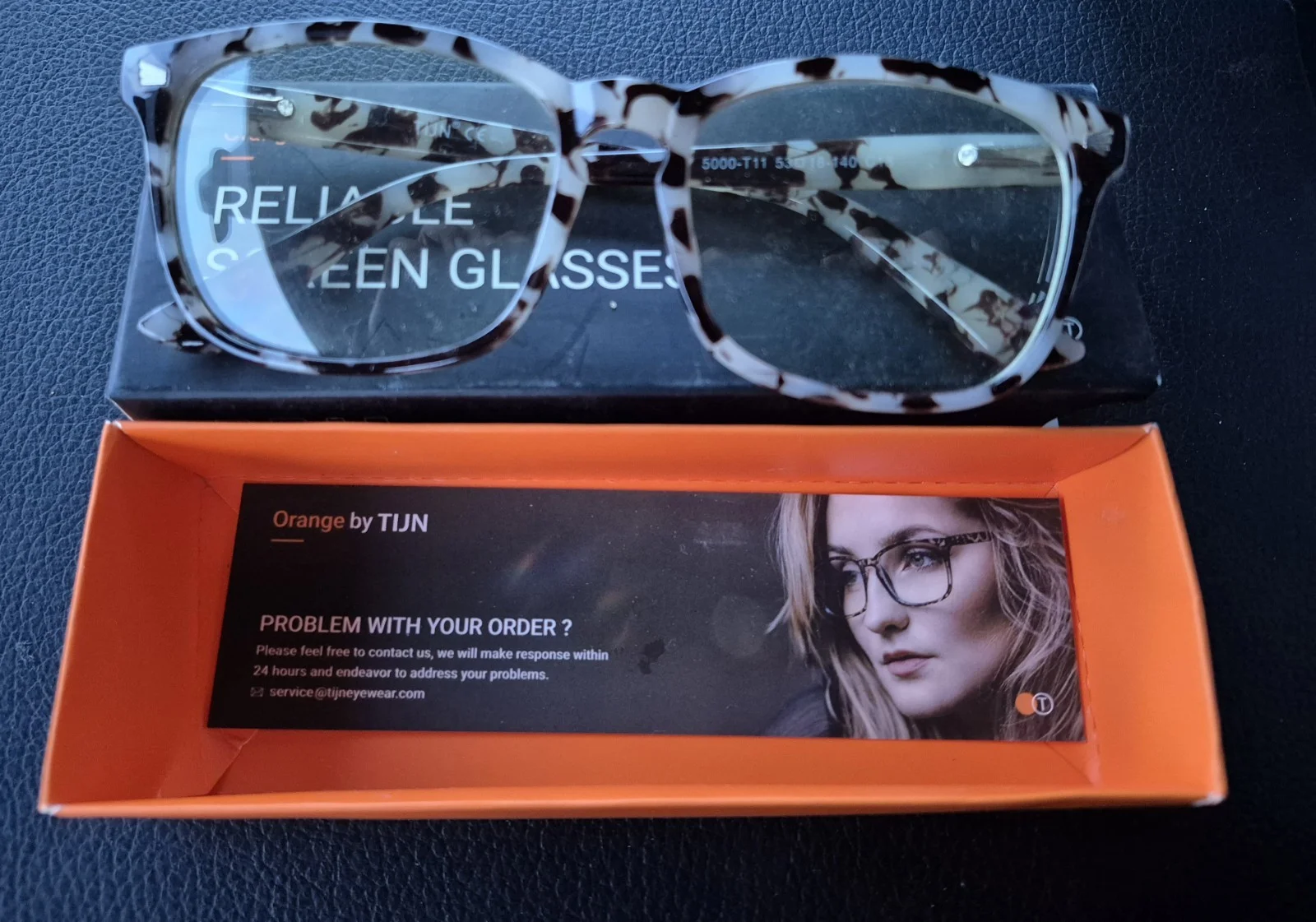 Best TIJN Blue Light Blocking Glasses Men Women Vintage Thick Round Rim Frame 3