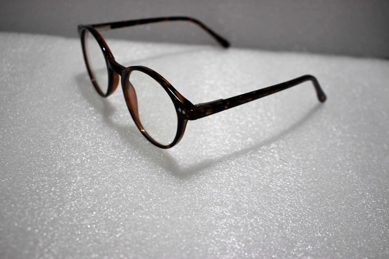 TIJN 761 EYEGLASSES 48-22-145 C3 ROUND TORTOISE BLUE BLOCK 3