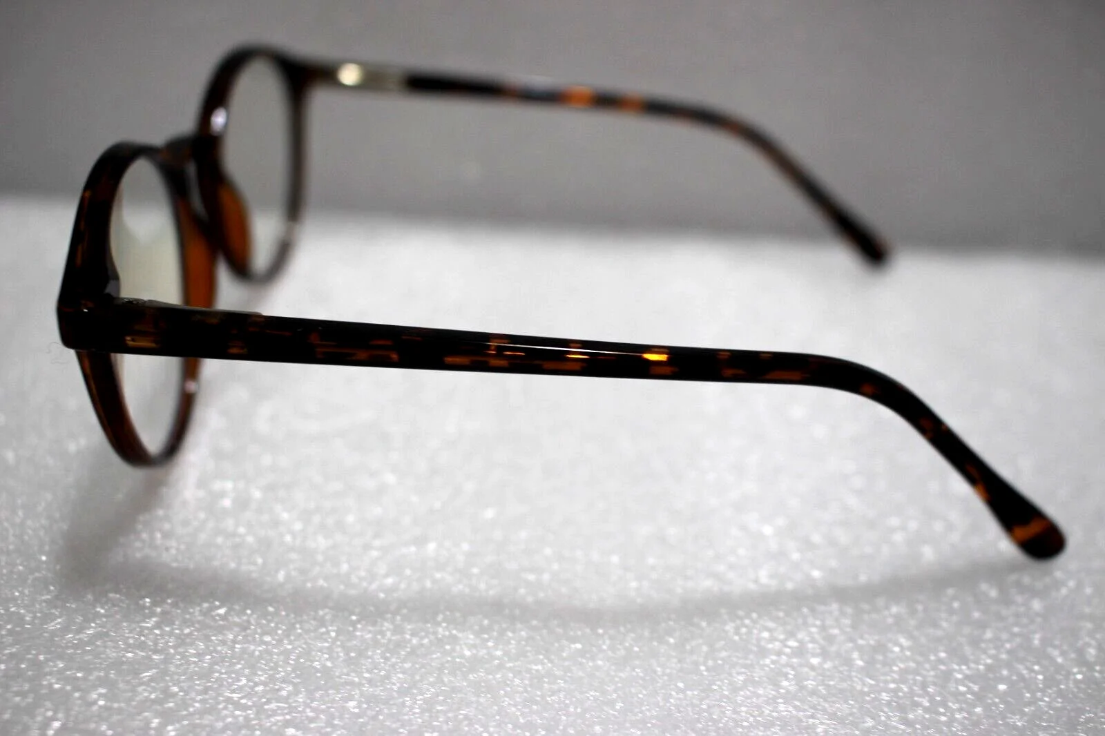 TIJN 761 EYEGLASSES 48-22-145 C3 ROUND TORTOISE BLUE BLOCK 4