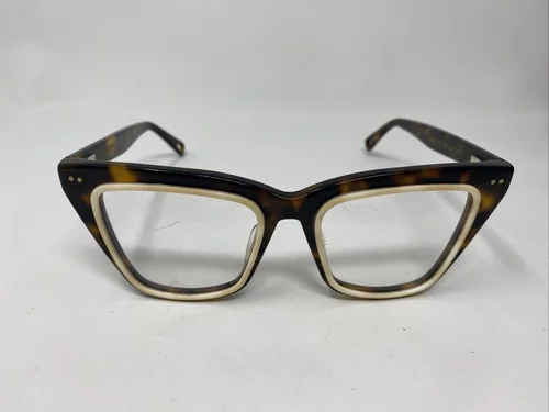 TIJN EYEGLASSES FRAME S5239 52/20/145 C1 GLOSSY TORTOISE BEIGE TRIM &689