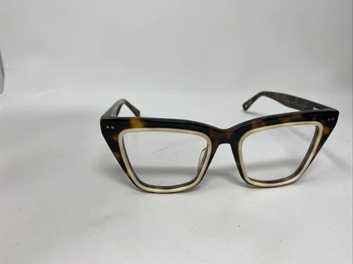 TIJN EYEGLASSES FRAME S5239 52/20/145 C1 GLOSSY TORTOISE BEIGE TRIM &689 4