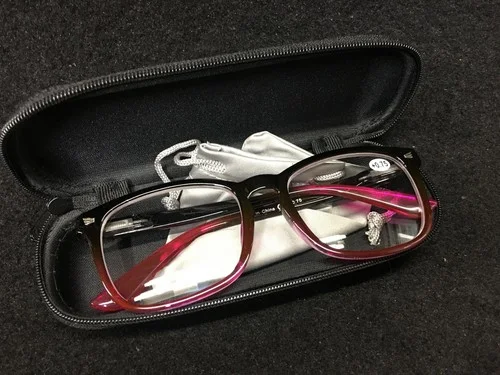 TIJN Eyewear Frames Black Light Blocking Glasses Square Nerd Eyeglasses Anti Ray 2