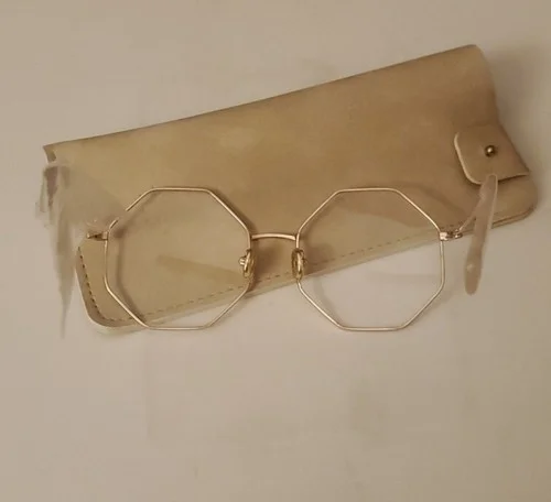 TIJN Geometric Glasses With Case 2