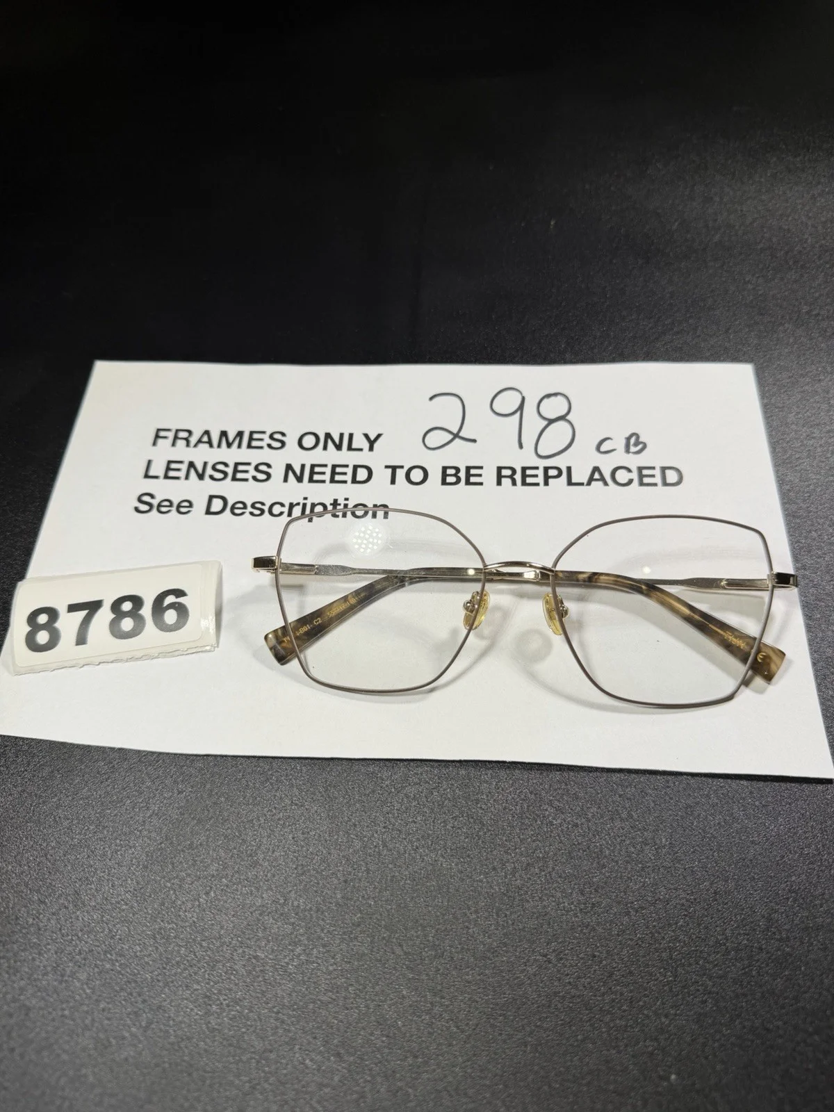 TIJN T1229 Black Square 50x17 142 Frame Only Eyeglasses 4