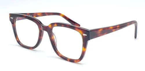 TIJN T1252 Square Brown Tortoise 50x20 145 Frame Only Eyeglasses 2