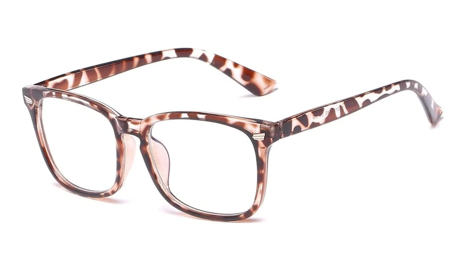 Unisex Stylish Square Non-prescription Eyeglasses Glasses Clear Lens Eyewear ...
